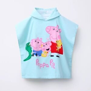 ZARA PEPPA PIG TERRY PONCHO